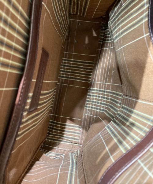 MOTHERHOUSE（マザーハウス）MOTHERHOUSE (マザーハウス) アンティーク スクエア バックパック ブラウンの古着・服飾アイテム