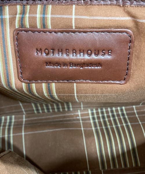 MOTHERHOUSE（マザーハウス）MOTHERHOUSE (マザーハウス) アンティーク スクエア バックパック ブラウンの古着・服飾アイテム