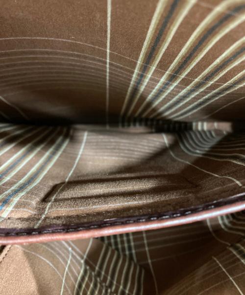 MOTHERHOUSE（マザーハウス）MOTHERHOUSE (マザーハウス) アンティーク スクエア バックパック ブラウンの古着・服飾アイテム