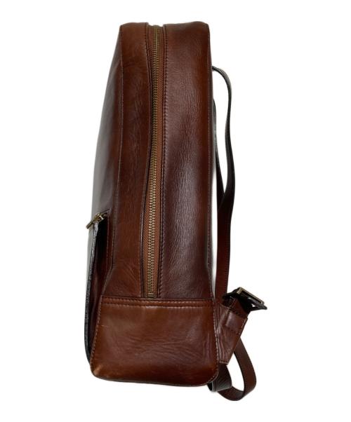 MOTHERHOUSE（マザーハウス）MOTHERHOUSE (マザーハウス) アンティーク スクエア バックパック ブラウンの古着・服飾アイテム