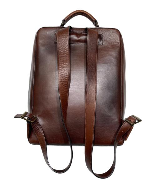 MOTHERHOUSE（マザーハウス）MOTHERHOUSE (マザーハウス) アンティーク スクエア バックパック ブラウンの古着・服飾アイテム