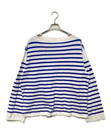 OUTIL（ウティ）の古着「バスクシャツ」｜ホワイト×ブルー