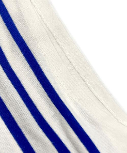 OUTIL（ウティ）OUTIL (ウティ) バスクシャツ ホワイト×ブルー サイズ:2の古着・服飾アイテム