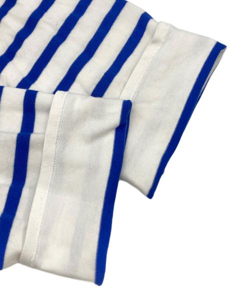 OUTIL（ウティ）OUTIL (ウティ) バスクシャツ ホワイト×ブルー サイズ:2の古着・服飾アイテム