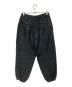 COMOLI (コモリ) リネン起毛 ドローストリングパンツ ブラック サイズ:2：40000円
