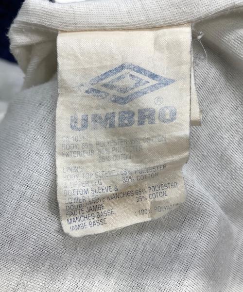 UMBRO（アンブロ）UMBRO (アンブロ) 90’S　 スコットランド代表　ナイロンジャケット ネイビー×イエロー サイズ:-の古着・服飾アイテム
