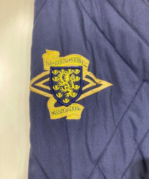 UMBRO（アンブロ）UMBRO (アンブロ) 90’S　 スコットランド代表　ナイロンジャケット ネイビー×イエロー サイズ:-の古着・服飾アイテム