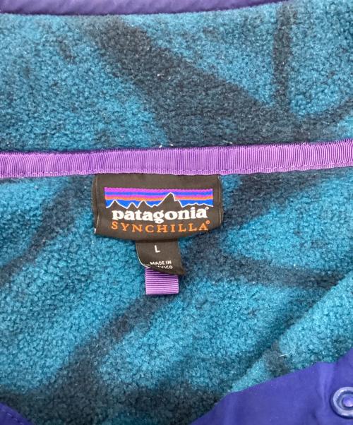 Patagonia（パタゴニア）Patagonia (パタゴニア) シンチラ・スナップT・プルオーバー ブルー サイズ:Lの古着・服飾アイテム