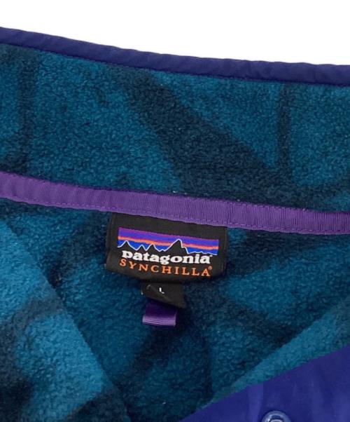 Patagonia（パタゴニア）Patagonia (パタゴニア) シンチラ・スナップT・プルオーバー ブルー サイズ:Lの古着・服飾アイテム