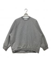 Graphpaper（グラフペーパー）の古着「Ultra Compact Terry Crew Neck Sweater」｜グレー