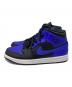 NIKE (ナイキ) Air Jordan 1 Mid Hyper Royal ブルー×ブラック サイズ:26.5㎝：8000円
