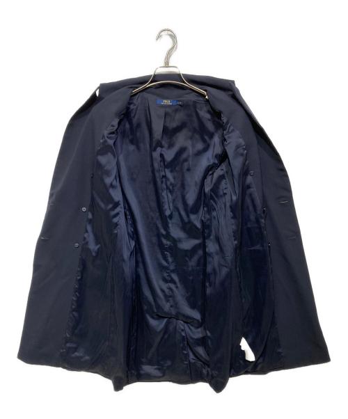 POLO RALPH LAUREN（ポロ・ラルフローレン）POLO RALPH LAUREN (ポロ・ラルフローレン) 金釦 ダブル ロングブレザー ネイビー サイズ:4の古着・服飾アイテム