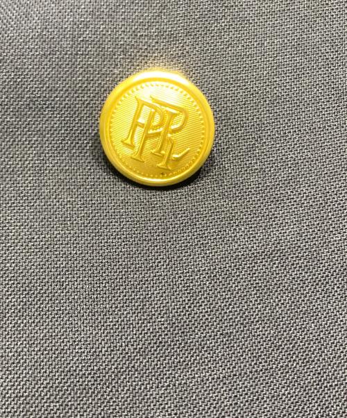 POLO RALPH LAUREN（ポロ・ラルフローレン）POLO RALPH LAUREN (ポロ・ラルフローレン) 金釦 ダブル ロングブレザー ネイビー サイズ:4の古着・服飾アイテム