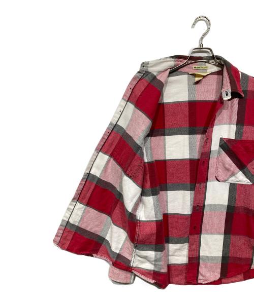 ST JOHN'S BAY（セントジョンズベイ）ST JOHN'S BAY (セントジョンズベイ) 80ｓ　USA製　チェックネルシャツ レッド×ホワイト サイズ:Lの古着・服飾アイテム