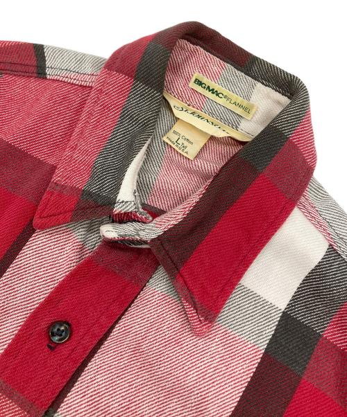 ST JOHN'S BAY（セントジョンズベイ）ST JOHN'S BAY (セントジョンズベイ) 80ｓ　USA製　チェックネルシャツ レッド×ホワイト サイズ:Lの古着・服飾アイテム