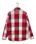 ST JOHN'S BAY (セントジョンズベイ) 80ｓ　USA製　チェックネルシャツ レッド×ホワイト サイズ:L：10000円