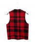 FILSON GARMENT (フィルソン ガーメント) 80‐90s USA製　マッキーノ ウールチェックベスト レッド×ブラック サイズ:36：15000円