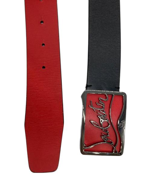 Christian Louboutin（クリスチャン・ルブタン）Christian Louboutin (クリスチャン・ルブタン) RICKYレザーベルト ブラックの古着・服飾アイテム