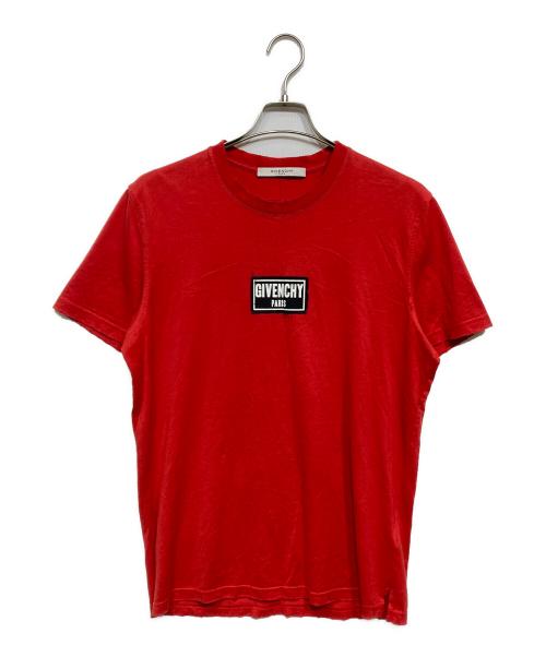GIVENCHY（ジバンシィ）GIVENCHY (ジバンシィ) ダメージ加工Tシャツ レッド サイズ:Mの古着・服飾アイテム