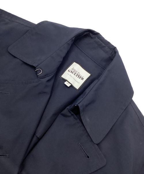 Jean Paul GAULTIER FOR SEPT PREMIRES（ジャンポール・ゴルチエ・フォー・セット・プルミエ）Jean Paul GAULTIER FOR SEPT PREMIRES (ジャンポール・ゴルチエ・フォー・セット・プルミエ) ノースリーブトレンチコート ネイビー サイズ:36の古着・服飾アイテム