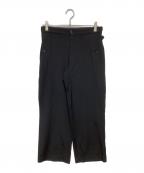 COMME des GARCONSコムデギャルソン）の古着「ワイドスラックス」｜ブラック