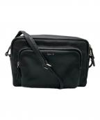 agnes b voyageアニエスベーボヤージュ）の古着「レザーショルダーバッグ」｜ブラック