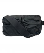 PORTERポーター）の古着「FORCE フォース ウエストバッグ」｜ブラック