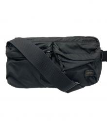 PORTER（ポーター）の古着「FORCE フォース ウエストバッグ」｜ブラック