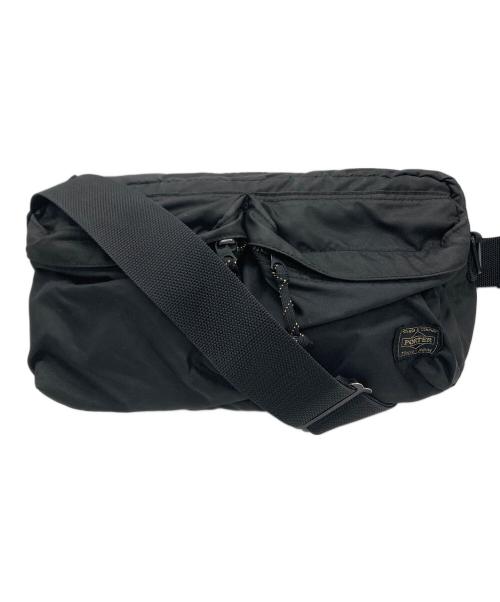 PORTER（ポーター）PORTER (ポーター) FORCE フォース ウエストバッグ ブラックの古着・服飾アイテム