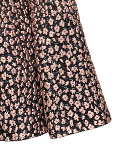 SEVEN TEN by MIHO KAWAHITO（セブン テン バイ ミホ カワヒト）SEVEN TEN by MIHO KAWAHITO (セブン テン バイ ミホ カワヒト) 小花ジャガードスカート　3S301 ピンク サイズ:Sの古着・服飾アイテム