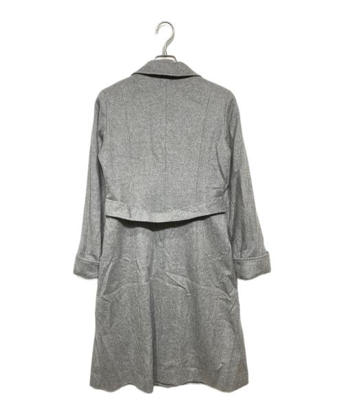 JEAN LOUIS SCHERRER（ジャンルイ シェレル）JEAN LOUIS SCHERRER (ジャンルイ シェレル) カシミヤコート グレー サイズ:9の古着・服飾アイテム