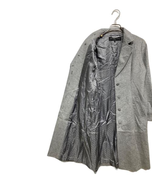 JEAN LOUIS SCHERRER（ジャンルイ シェレル）JEAN LOUIS SCHERRER (ジャンルイ シェレル) カシミヤコート グレー サイズ:9の古着・服飾アイテム
