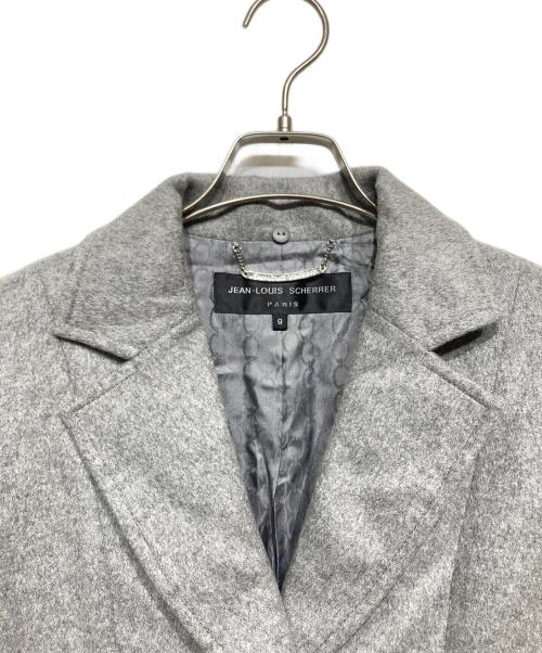 JEAN LOUIS SCHERRER（ジャンルイ シェレル）JEAN LOUIS SCHERRER (ジャンルイ シェレル) カシミヤコート グレー サイズ:9の古着・服飾アイテム
