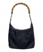 GUCCIグッチ）の古着「バンブーハンドバッグ」｜ブラック