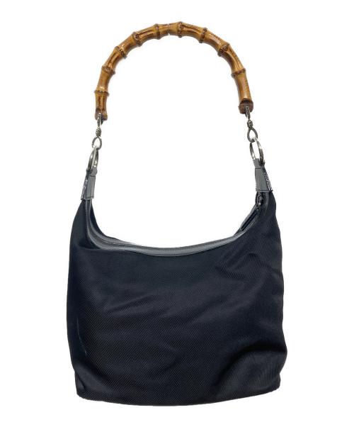 GUCCI（グッチ）GUCCI (グッチ) バンブーハンドバッグ ブラックの古着・服飾アイテム