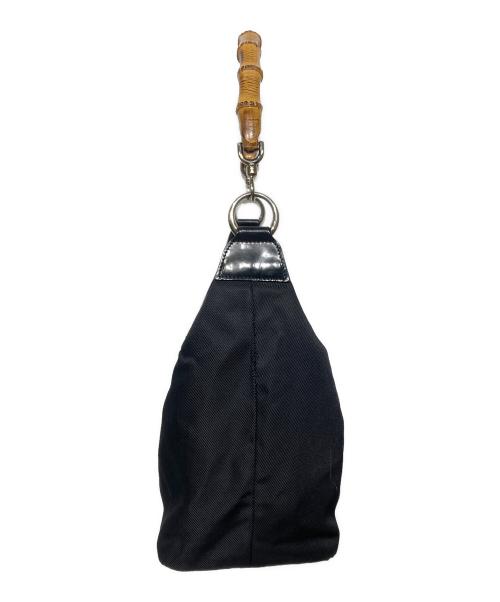 GUCCI（グッチ）GUCCI (グッチ) バンブーハンドバッグ ブラックの古着・服飾アイテム