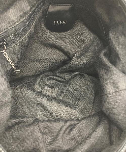GUCCI（グッチ）GUCCI (グッチ) バンブーハンドバッグ ブラックの古着・服飾アイテム