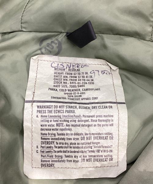 US ARMY（ユーエスアーミー）US ARMY (ユーエスアーミー) 00’ｓ　PARKA COLD WEATHER CAMOUFLAGE オリーブ サイズ:Mの古着・服飾アイテム