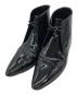 Saint Laurent Paris（サンローランパリ）の古着「レースアップ エナメルシューズ」｜ブラック