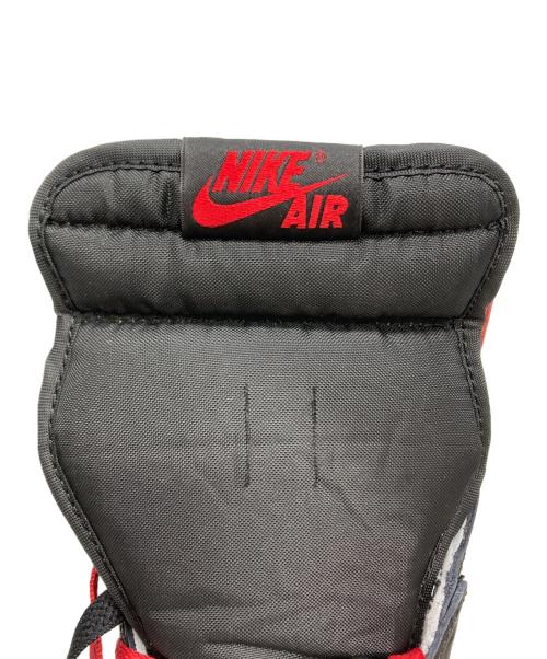 NIKE（ナイキ）NIKE (ナイキ) AIR JORDAN 1 RETRO HIGH OG GS レッド×ブラック サイズ:23.5の古着・服飾アイテム