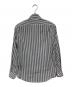 CELINE (セリーヌ) ストライプコットンシャツ グレー×ホワイト サイズ:37：18000円