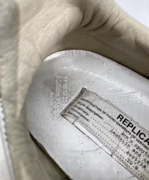 Maison Margiela（メゾンマルジェラ）Maison Margiela (メゾンマルジェラ) ジャーマントレーナー ベージュ×ホワイト サイズ:41の古着・服飾アイテム