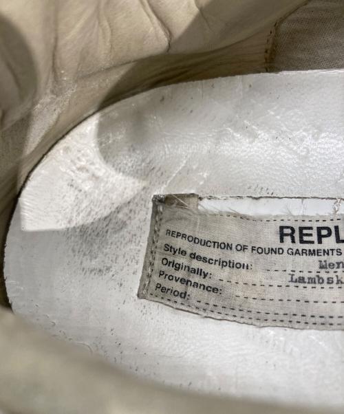 Maison Margiela（メゾンマルジェラ）Maison Margiela (メゾンマルジェラ) ジャーマントレーナー ベージュ×ホワイト サイズ:41の古着・服飾アイテム