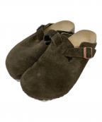 BIRKENSTOCKビルケンシュトック）の古着「ボストン スウェードサンダル」｜ブラウン
