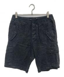 JAMES PERSE（ジェームスパース）の古着「テクスチャードリネン ショートパンツ」｜グレー