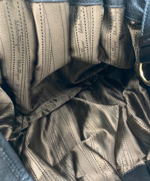 Salvatore Ferragamo（サルヴァトーレ フェラガモ）Salvatore Ferragamo (サルヴァトーレ フェラガモ) 2WAYハンドバッグ ブラウンの古着・服飾アイテム