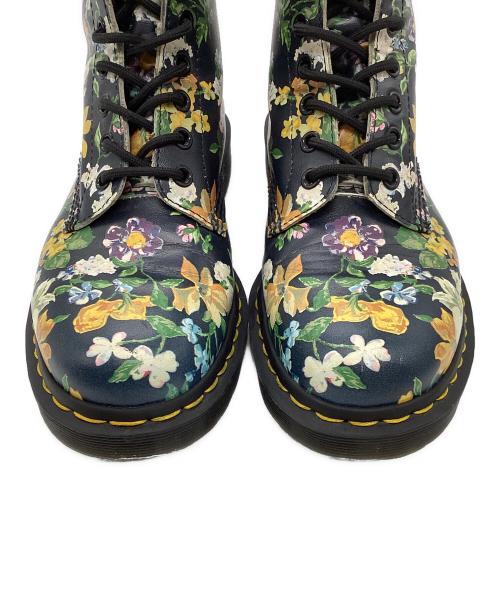 Dr.Martens（ドクターマーチン）Dr.Martens (ドクターマーチン) 1460 Pascal Darcy Floral 8ホールブーツ ネイビー サイズ:UK 6の古着・服飾アイテム