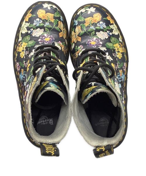 Dr.Martens（ドクターマーチン）Dr.Martens (ドクターマーチン) 1460 Pascal Darcy Floral 8ホールブーツ ネイビー サイズ:UK 6の古着・服飾アイテム