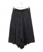 Y'sワイズ）の古着「キュプラワイドパンツ」｜ブラック