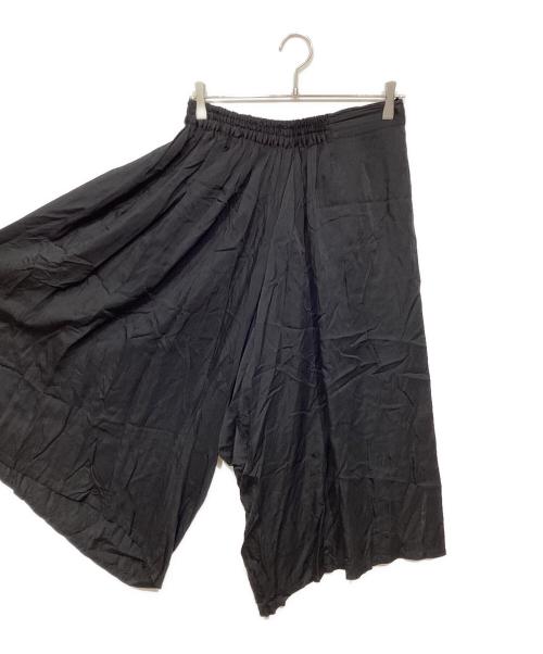 Y's（ワイズ）Y's (ワイズ) キュプラワイドパンツ ブラック サイズ:2の古着・服飾アイテム